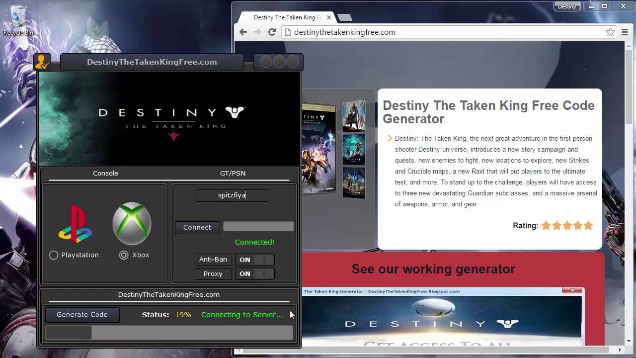 Destiny The Taken King Code Generator No Download